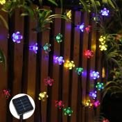 Solar Garden Led Flower Lighting Blossom Fairy String Lights