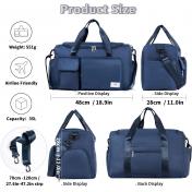 Sports Gym Bag Duffle Bag with Shoes Compartment