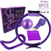 6 PCS Pilates Circle Yoga Ball Magic Ring Set