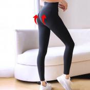 Wide Band Waist Solid Sports Leggings