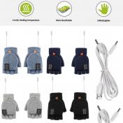 USB Electric Heated Gloves Double-Sided Heating Gloves Mittens