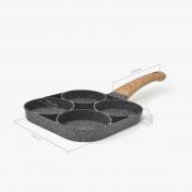 Non Stick 4 Hole Frying Pan