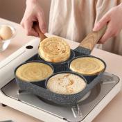 Non Stick 4 Hole Frying Pan