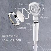 4 Modes High Pressure Shower Head With Switch