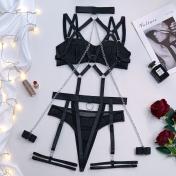 Women's 4PCS Sexy Role pPlay Lingerie Set
