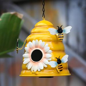 Wrought Iron Handicraft Hanging Bird House