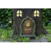 Glow in Dark Miniature Fairy Gnome Home