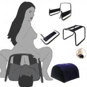 Weightless Sex Chair Stool Inflatable Pillow Love Position Aid Bouncer Furniture