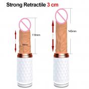 Thrusting Realistic Dildo Vibrator with Strong Suction Cup
