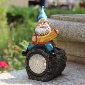 Solar Garden Gnomes Decor Statue