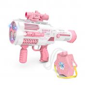 Bubble Gun Machine N-Hole Electric Space Rocket Launcher