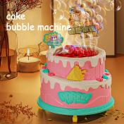 Electric Children Cake Bubble Machine Toy