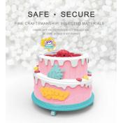 Electric Children Cake Bubble Machine Toy