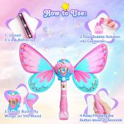 Children's Butterfly Bubble Magic Wand