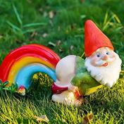 Lucky Garden Rainbow Fart Gnome