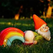 Lucky Garden Rainbow Fart Gnome