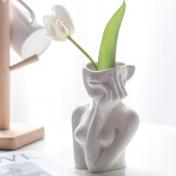Artistic Ceramic Face Vase