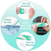 Ear Wax Remover With Soft Silicone 16 Replacement Tips