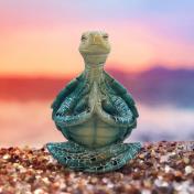 Sea Turtle Yoga Figurines Decorations