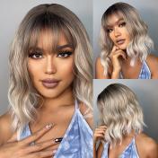 14 Inch Lovely Curly Bob Wigs