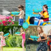  Spray Rainbow Pull-out Water Gun Toy 
