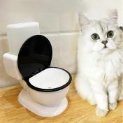 Pet Water Dispenser Toilet Shape Drinking Bowl