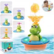 Cute Crocodile Automatic Water Spray Light up Bathly Sprinkler Toy