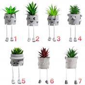 Artificial Potted Plants with Hanging Leg
