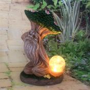 Creative Tree Garden Statues with Solar Lights