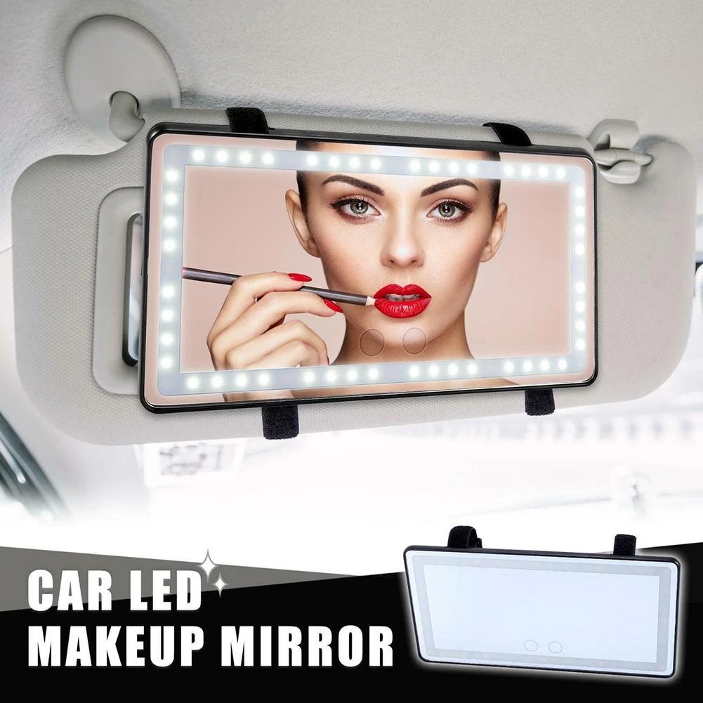 Car Visor Vanity Mirror with LED Lights_Clearance_Daily Deals