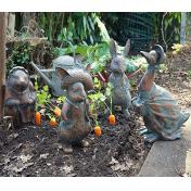 Retro Garden Animal Resin Statues