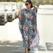 Womens Kaftan Dress Long Kimono Boho Cover Ups