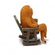 Rocking Chair Sloth Balcony Resin Ornament