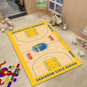 Basketball Court Pattern Rug