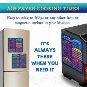 Air Fryer Magnetic Cheat Sheet Set