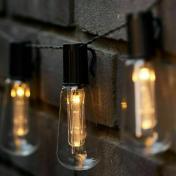 10, 20 or 40 LED Vintage-Style Solar Edison Bulbs