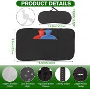 Reusable Organic Castor Oil Packs Kit for Waist and Thyroid Neck