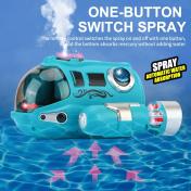 Remote Control Motorboat With Spray Light