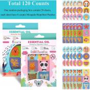 120PCS Mosquito Repellent Patches Stickers 