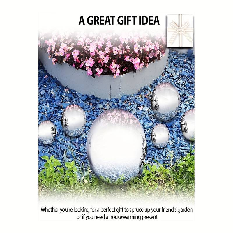 6Pcs Garden Gazing Balls_Clearance_Daily Deals, Discounts & Vouchers