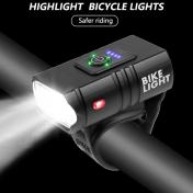 1000LM USB Rechargeable MTB Mountain Road Bike Front Lamp