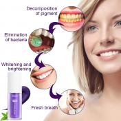 Purple Toothpaste for Teeth Whitening