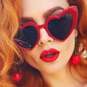 Vintage Love Heart Sunglasses