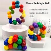 Educational Variety Beaded Decompression Ball 3D Decompression Magic Ball 