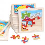 9Sets Kids Wooden Puzzle Toys