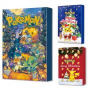 Pokemon Inspired Christmas Advent Calendar Box Action Figure Toys
