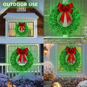 50cm Lighted Glittering Christmas Wreath