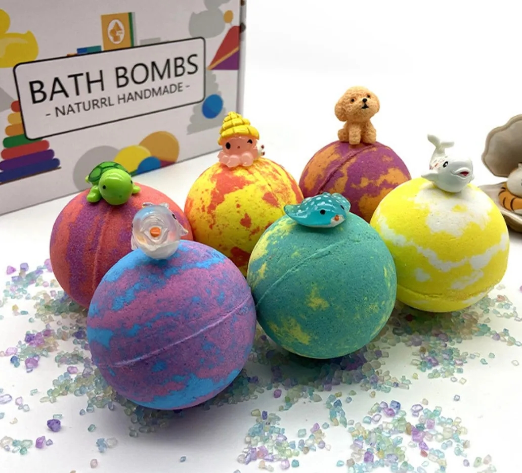6PCS Bath Bombs with Surprise Toys Inside_Sandals_brands_Men_Daily