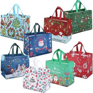 8PCS Christmas Multifunctional Non-Woven Gift Bags