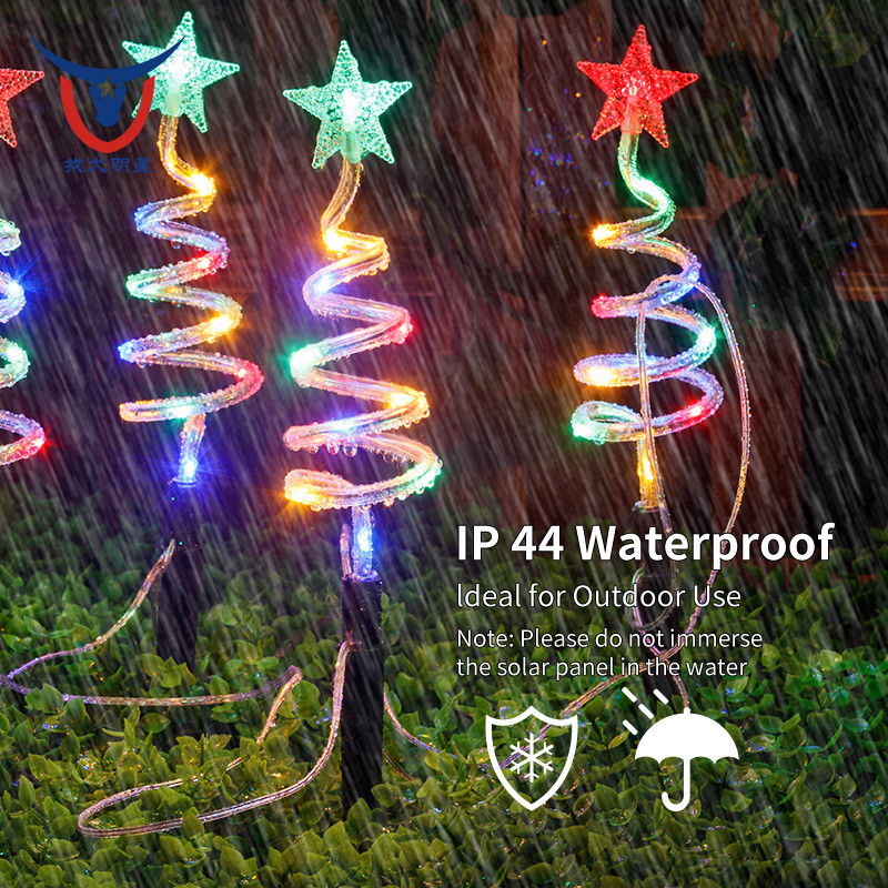 Spiral Christmas Tree Path Finder Stake Lights_Clearance_Daily Deals